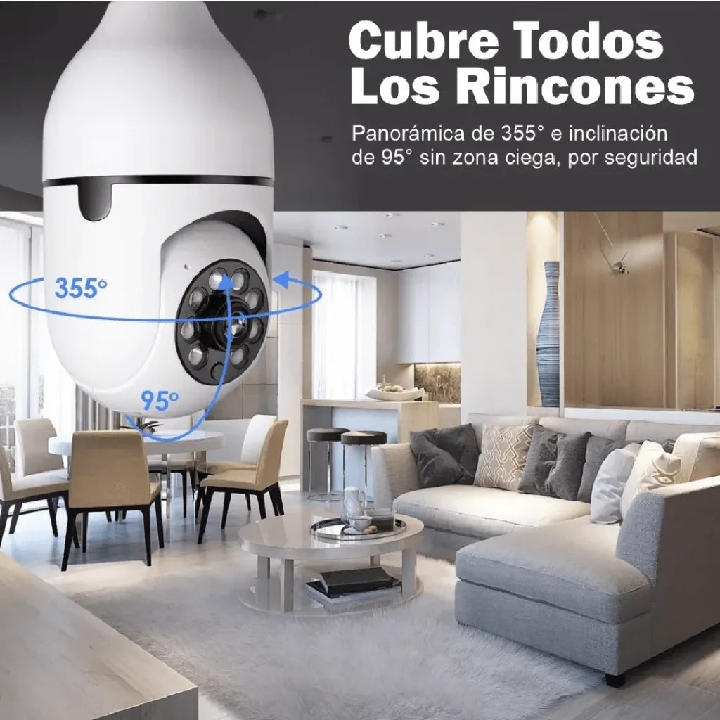 Camara Bombillo de seguridad