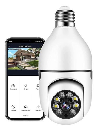 Camara Bombillo de seguridad