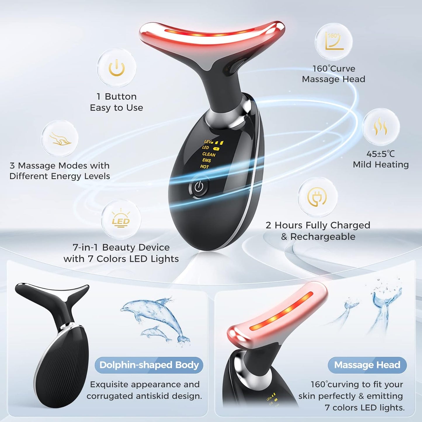 Masajeador facial + Extractor de espinillas
