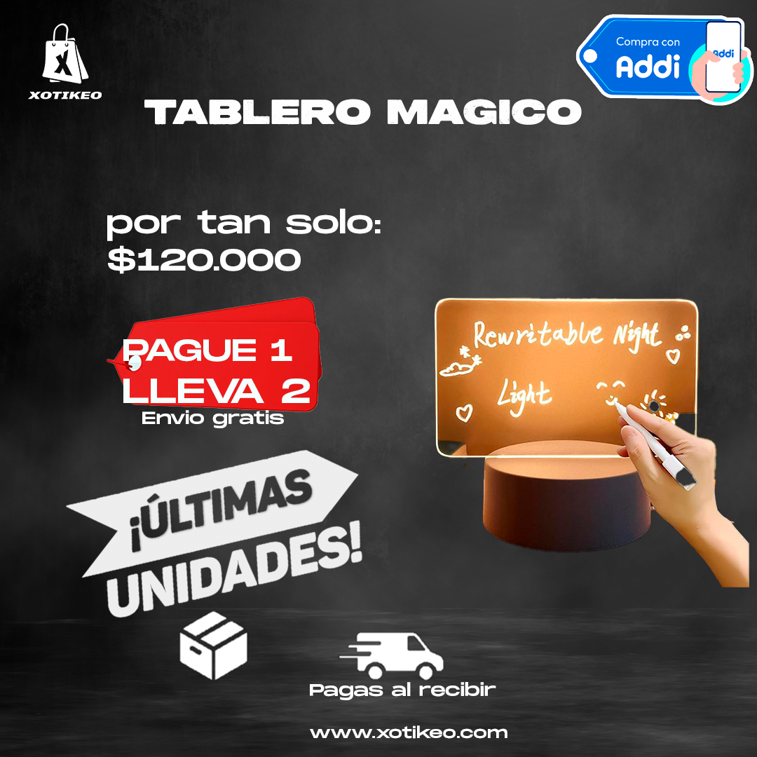 Lampara Mágica 3D Paga 1 lleva 2